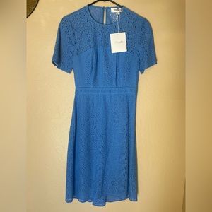 Diane Von Furstenberg Alma Dress Size 2 NWT Hydrangea Color